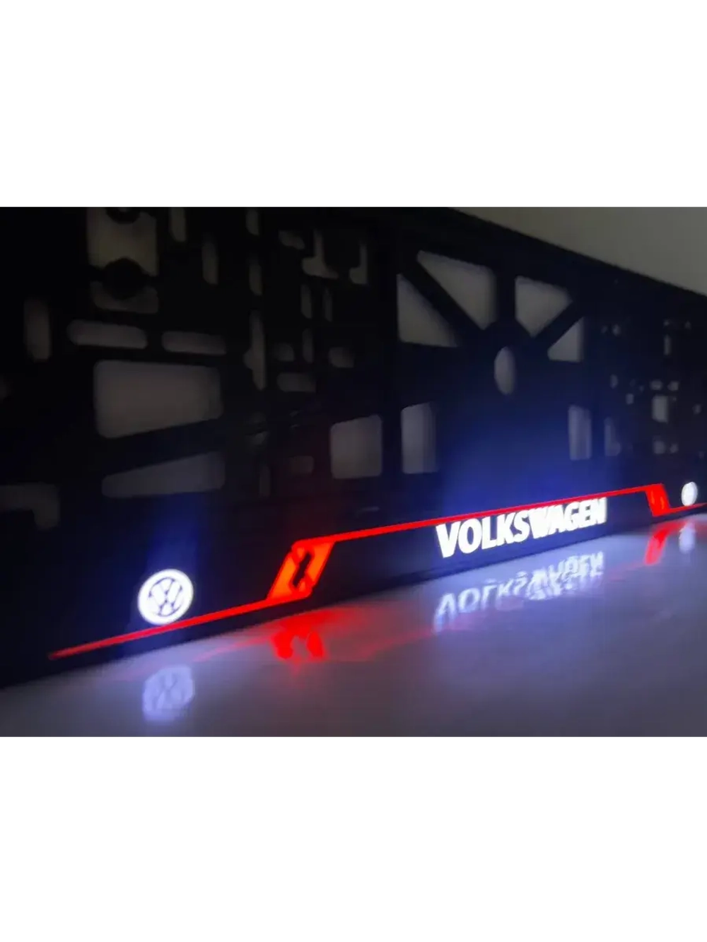 Рамка для номера с подсветкой RL. Volkswagen.