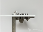 Шторная лента Bandex LIMBO 1:1.5 P1, групповые складки, цвет белый (ширина 70 mm)