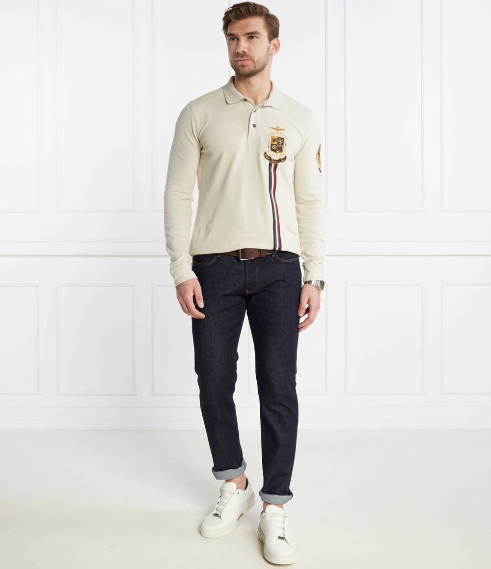 Поло Aeronautica Militare - бежевый(PO1744P191)