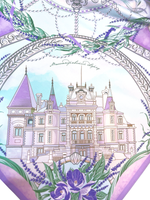 Платок «Дворцы Крыма» 100% шёлк