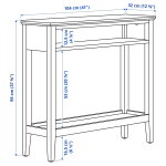 Журнальный стол - IDANÄS /IDANАS  IKEA/ ИДАНЭС ИКЕА, 104х95 см, коричневый