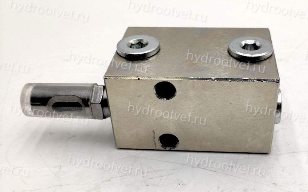 VSG2-KR - Питатель для двухлинейных систем смазки с рабочим давлением 400 бар, количество выходов 2, максимальная доза 2,3 мл/цикл, с регулятором и индикатором