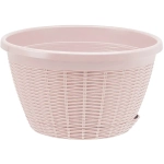 Кашпо для цветов пластиковое 4,5л d-27см Подвесное Пыльная роза