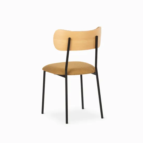 Обеденный стул Marla желтая ткань