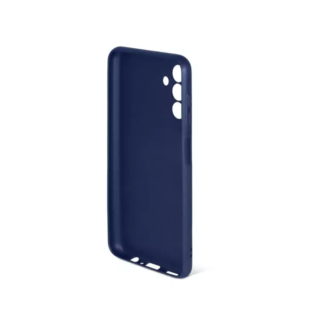 Силиконовый чехол с микрофиброй для Samsung Galaxy A04s/A13 blue DF