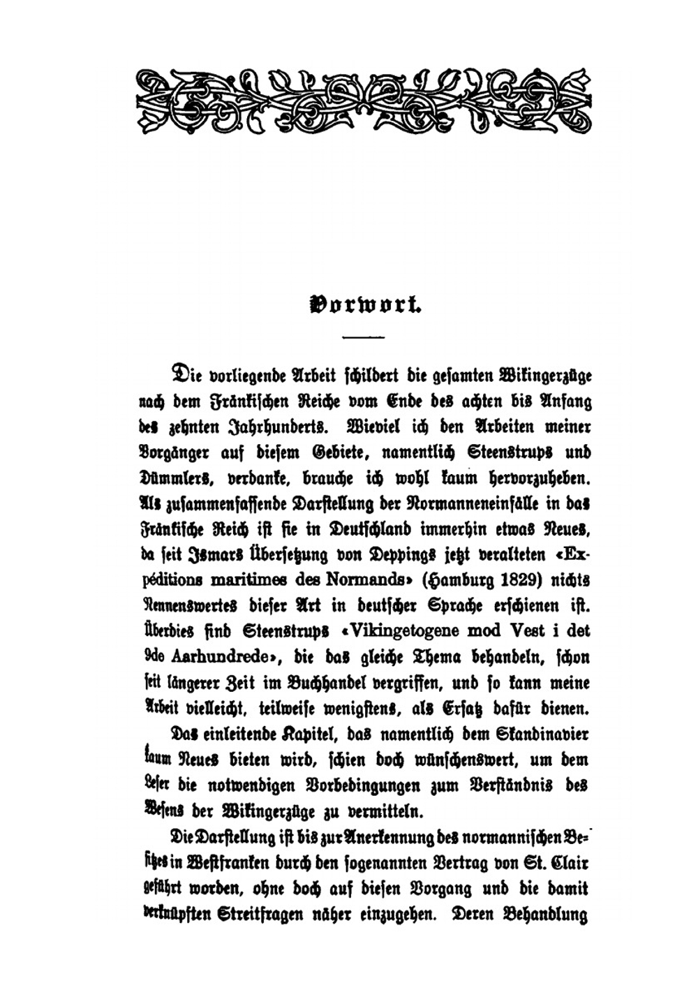 Die Normannen und das Frankische Reich. bis zur Grundung der Normandie (799-911) | W. Vogel