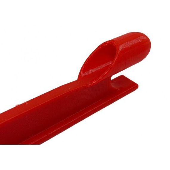 Мотовильце линя + заглушка острия гарпуна (2 в 1) DELFiN красный