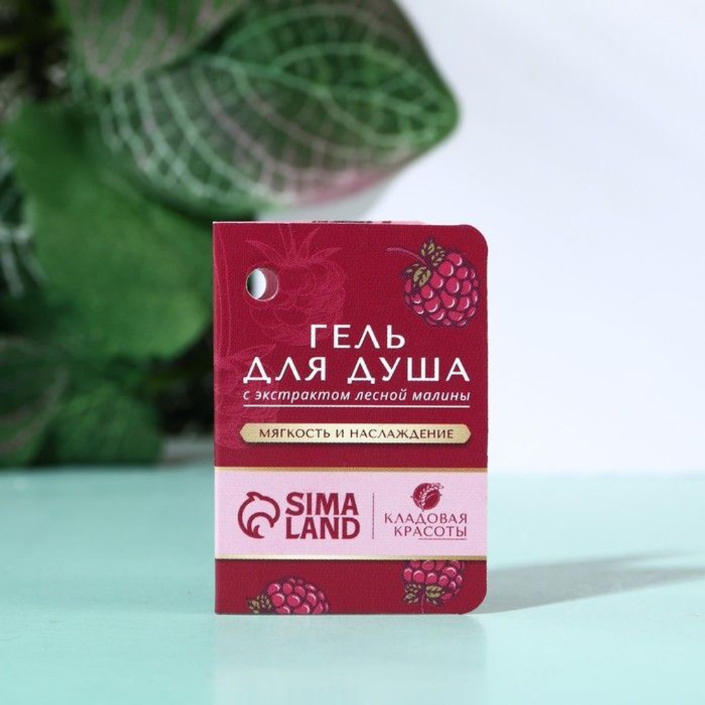 Гель для душа с экстрактом лесной малины - 500 мл.