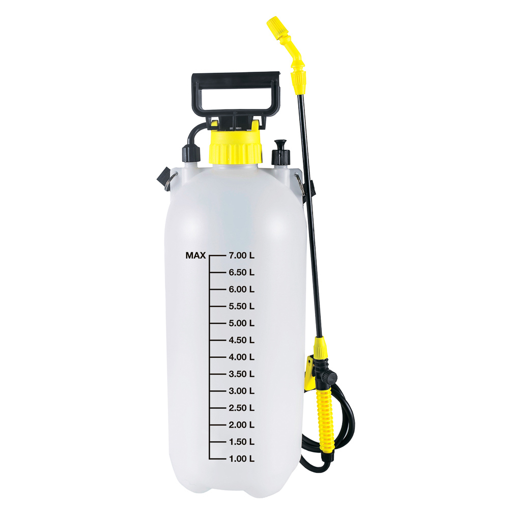 Опрыскиватель помповый 7л ЕРМАК, шланг 1,2м 0,85кг расх.0,9л/мин, распыл.7,5м, раб 2-4Бар 652027 (6