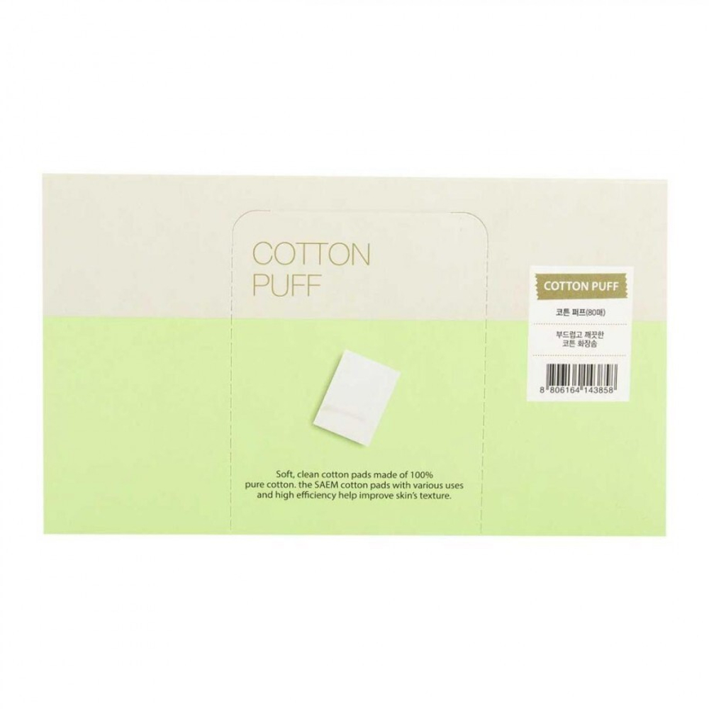 Диски хлопковые THE SAEM Cotton Puff 80 шт