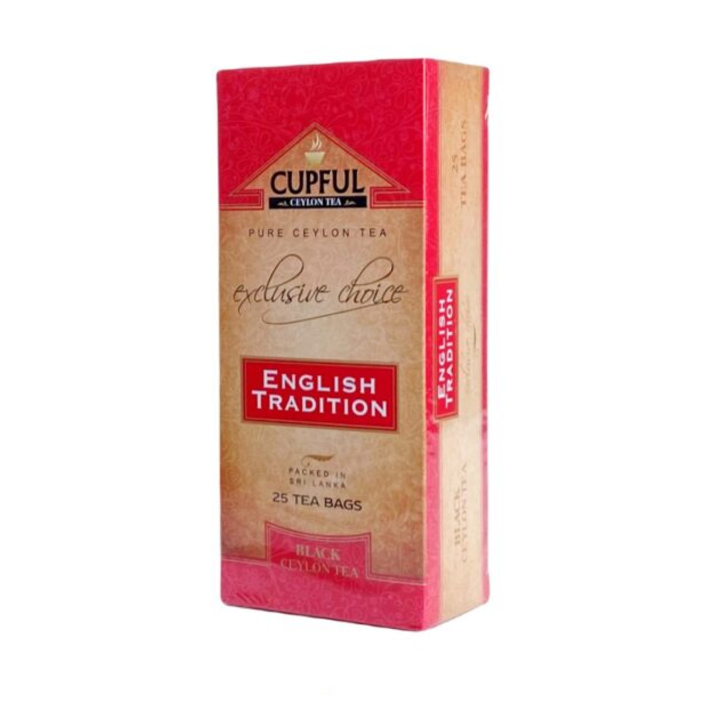 Чай черный в пакетиках Cupful English Tradition, 25 пак