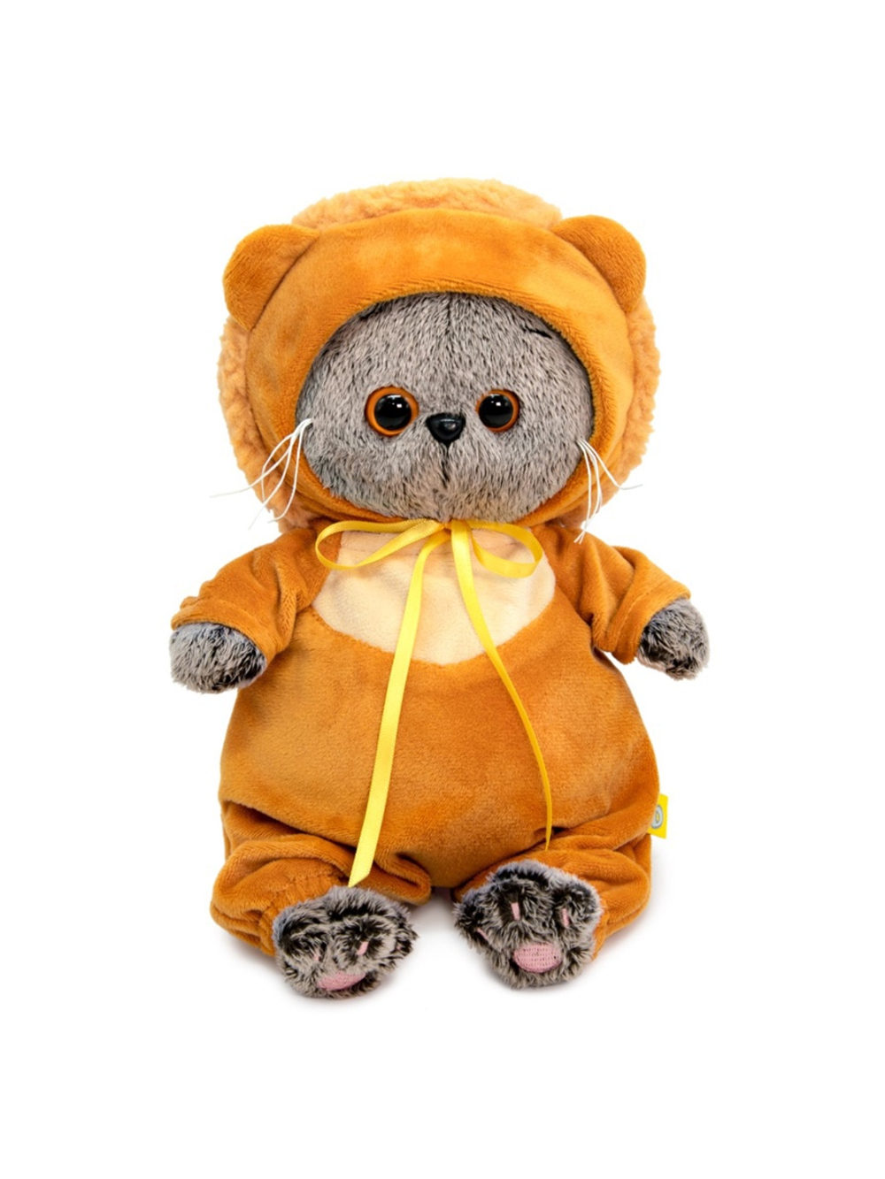 Мягкая игрушка Басик в костюмчике "Львенок" 20 см BB-095