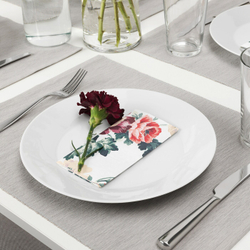 IKEA SMAKSINNE  (ИКЕА СМАКСИННЕ)  -  Салфетки, разноцветные/цветочные, 33x33 см