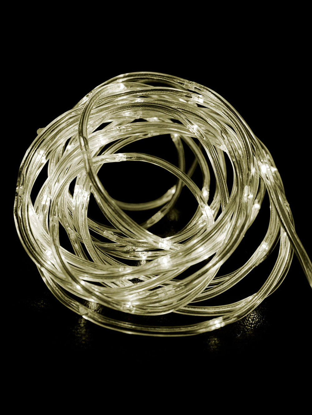 Гирлянда "ДЮРАЛАЙТ", D 4мм 100LED цвет тепло-белый GS IP44 4.5V1.35W адаптер MAG-G092-031