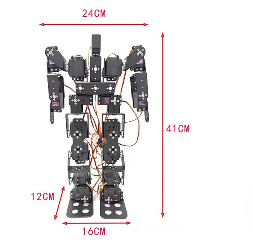 Робот/17 осей/MG996R (без серводвигателей)