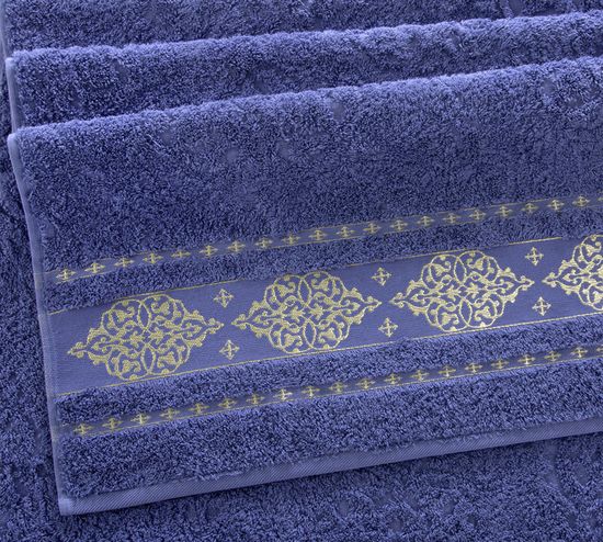 Полотенце махровое Роскошь фиалка 70x140 см