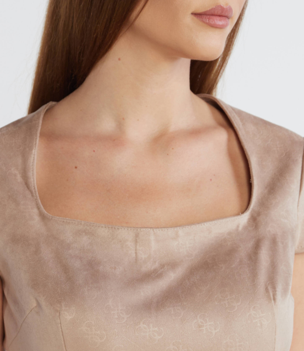 Платье GUESS - бежевый(W3YK0I WFIY0)