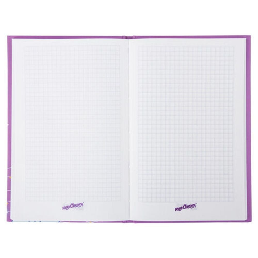 Блокнот А5 (135х206 мм), 80 л., твердый, клетка, выборочный лак, ЮНЛАНДИЯ, "Единорог", 111616