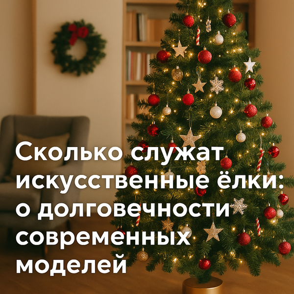 Сколько служат искусственные ёлоки: о долговечности современных моделей