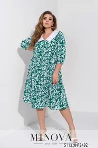 Платье 2492-зеленый Minova