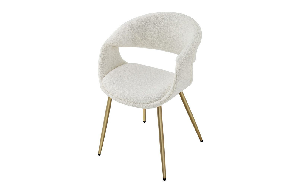 Стул JY1829Q-T белый IPD1859-1/золото