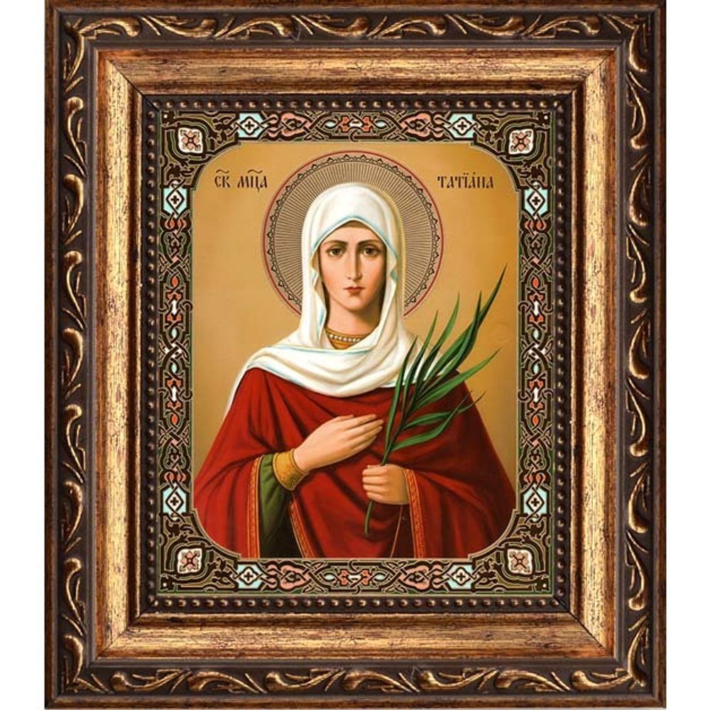 Татиана Римская дева мученица. Икона на холсте.