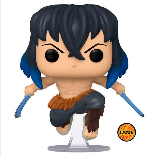 Фигурка Funko POP! Animation Demon Slayer Inosuke Hashibira Chase (FL) (Exc) (875) / Фигурка Фанко ПОП! по мотивам аниме "Клинок, рассекающий демонов", Иноске Хашибира (ЧЕЙЗ)