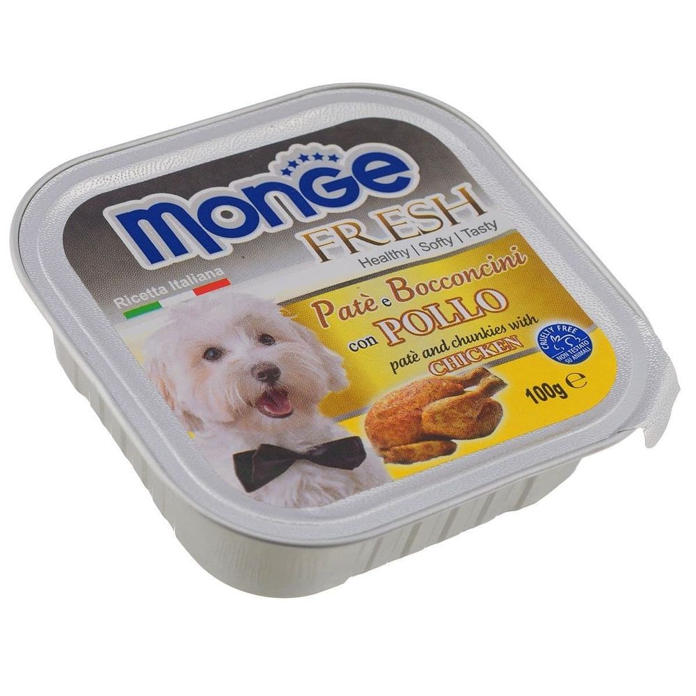Monge Dog Fresh консервы для собак курица 100 г