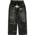A Bathing Ape Bathing Ape Jeans All Cotton Брюки Zip Closure 0zxjnmx30350q черный