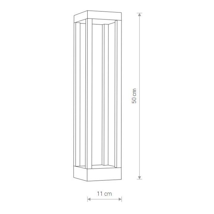 Уличный светодиодный светильник Nowodvorski Structure Led 8145