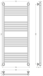 Сунержа Богема+ прямая 1200х500