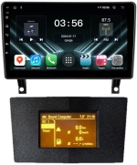 Магнитола для Opel Antara 2006-2015 (перенос БК вниз, черная) - FarCar DX9-7282B монитор 9" IPS на Android 13, 4+64Гб, CarPlay