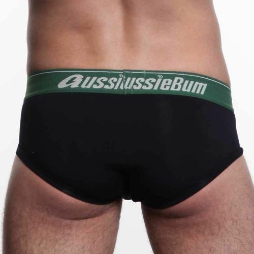 Мужские трусы брифы Aussiebum Cotton Soft Brief Mountain Black AB00278