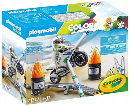 Конструктор Playmobil Color - Цветной мотоцикл - Плеймобиль 71377