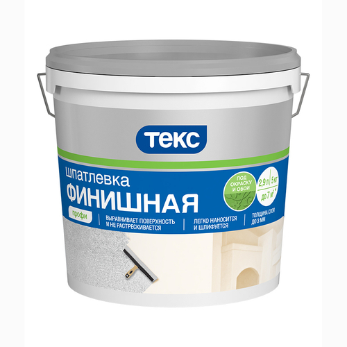 Шпатлевка Профи Финишная 5кг Текс