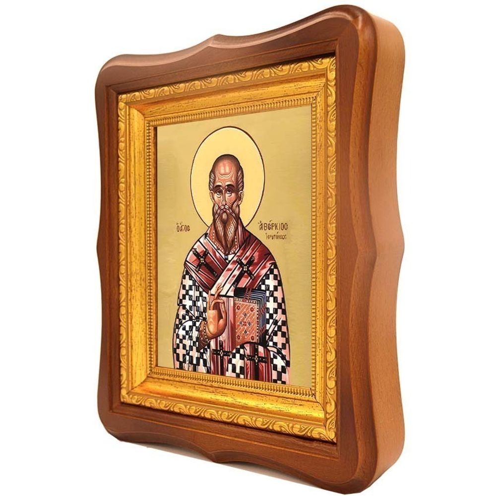 Аверкий Иерапольский, равноапостольный епископ. Икона на холсте.