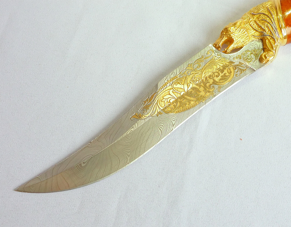 Нож "Бегущий волк"