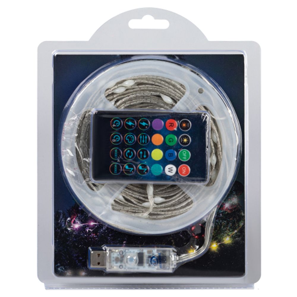 Светодиодная новогодняя гирлянда ЭРА ERASG -01 умная нить RGB 10 м управление через мобильное приложение