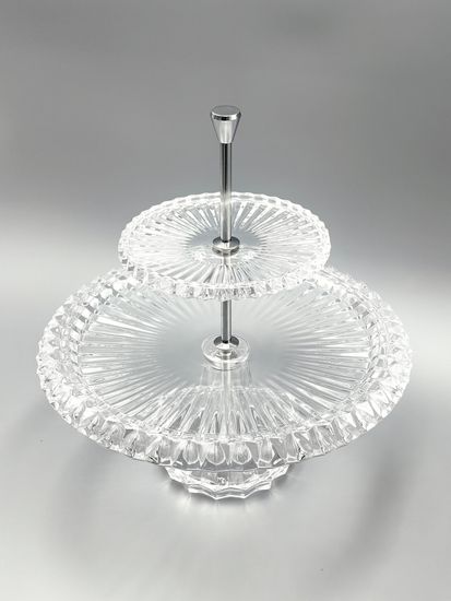 Блюдо 2-х ярусное для сервировки, этажерка