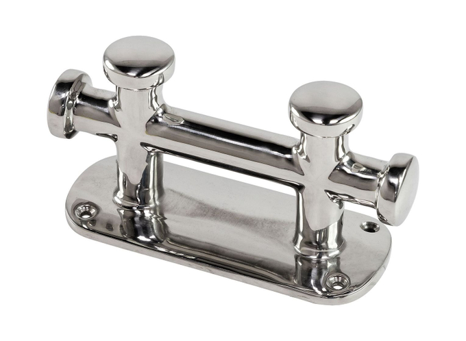 Кнехт швартовый двойной, 120х60х60 мм