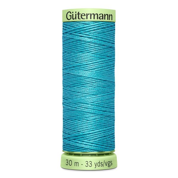 Нитки отделочные Gutermann Top Stitch 30 (30 метров), 5 кат. | 714 умеренный аквамарин