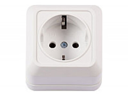 Розетка 1-я с/з OPERA 10шт (LUXEL)