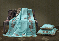 Подушка декоративная 40х40 Roberto Cavalli Firenze Turquose