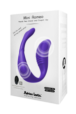Вибростимулятор для пар Adrien Lastic Mini Romeo с пультом ДУ (Цвет: фиолетовый)