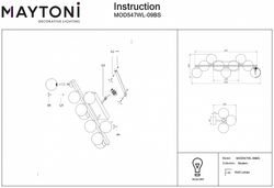 Бра Maytoni Dallas MOD547WL-09BS
