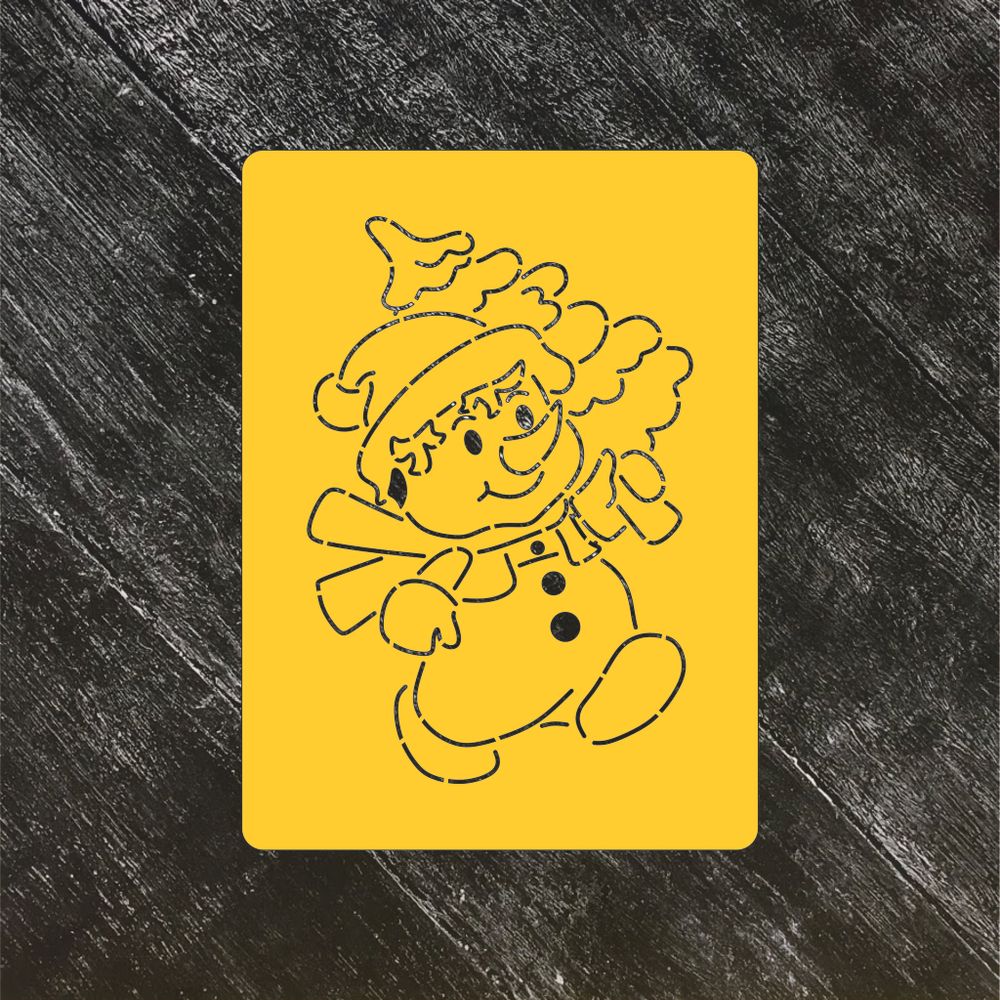 Трафарет №16 Кот художник