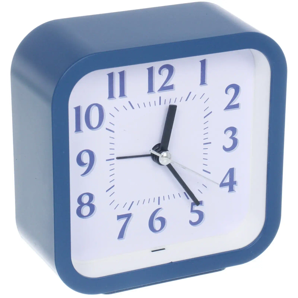 Будильник «Астон» 10*10*4,3см, микс цветов