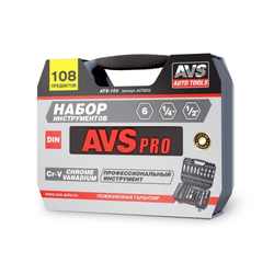 Набор инструментов 108 предметов AVS ATS-108