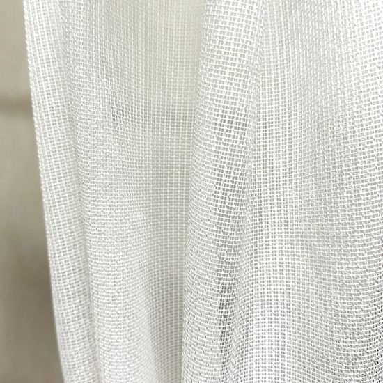 Плотный тюль-сетка Pier (белый)
