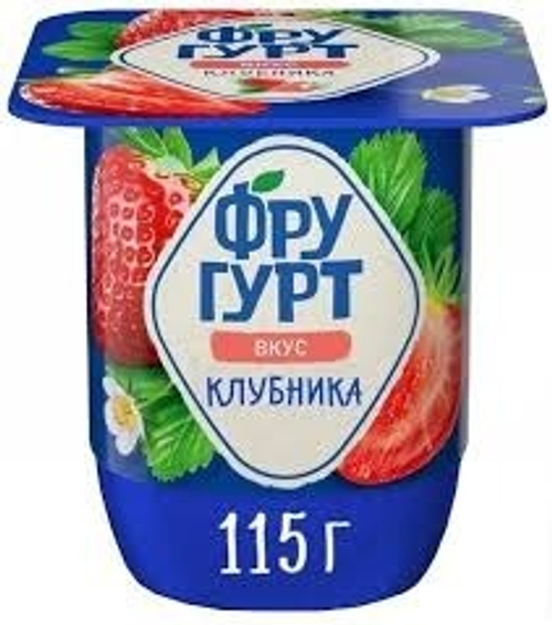 Фругурт Йогурт со Вкусом Клубники 115гр